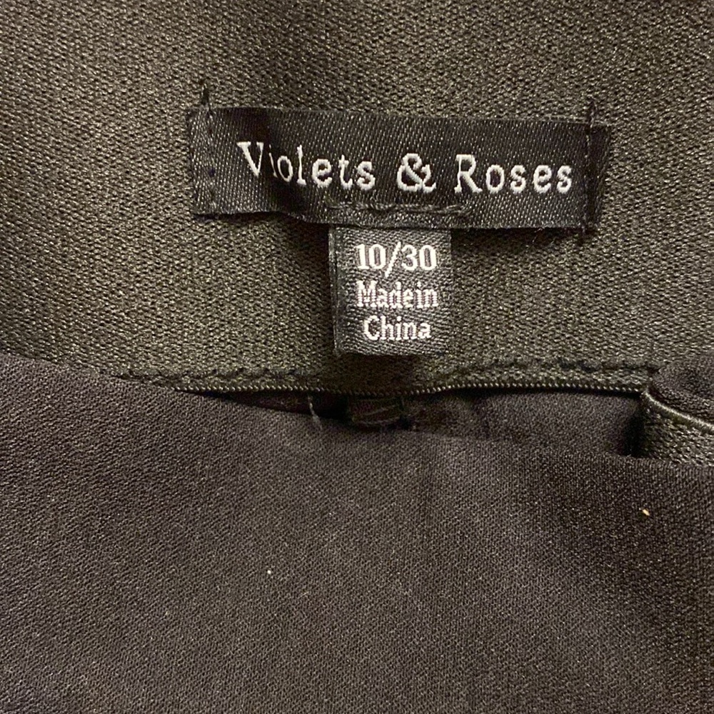 VIOLETS & ROSES Tabitha Mid Rise Bootcut Pant - Size 10 - Picture 7 of 8